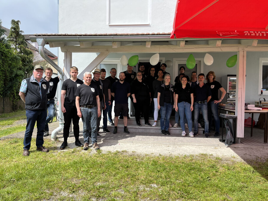Geselliges Beisammensein der Vereinsmitglieder im Schützenheim